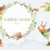 Winter Charm Vol 1 - Watercolor Deer